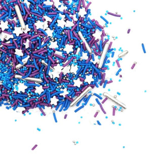 Blue, Purple, White Sprinkles | Outer Space Party | Mermaid Party | Shimmer and Shine Party | Star Sprinkles