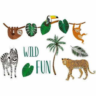 Artwrap | Jungle Party Wall Decorating Kit | Jungle Party Supplies NZ