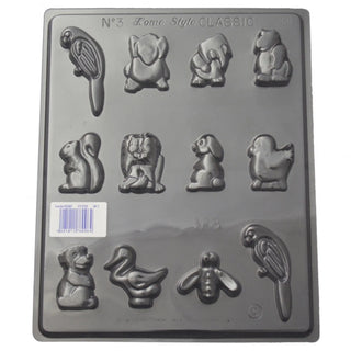 Home Style Chocolate | animals and birds chocolate mould | zoo party supplies NZ 