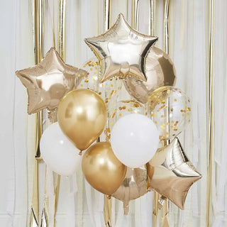Ginger Ray | Metallic Gold Balloons | Gold Party Supplies NZ