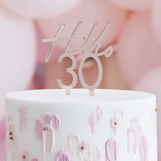 Ginger Ray | 30th Birthday Cake Topper | 30th Birthday Party Supplies NZ