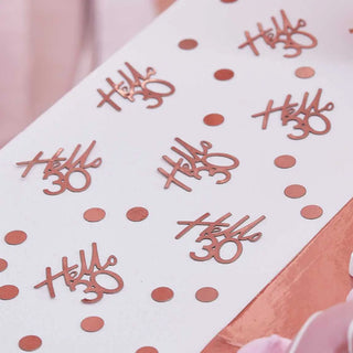 Ginger Ray | Rose Gold 30 Confetti | 30th Birthday Party Supplies NZ