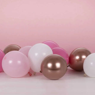 Ginger Ray | Blush & Rose Gold Mini Balloons | Rose Gold Party Supplies NZ