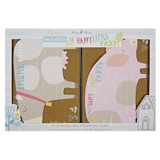 Meri Meri | Farm Invitations | Farm Party Supplies