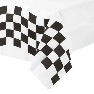 Checkered Paper Tablecover