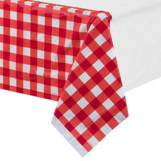 Red Gingham Tablecover | Farm Party Supplies NZ