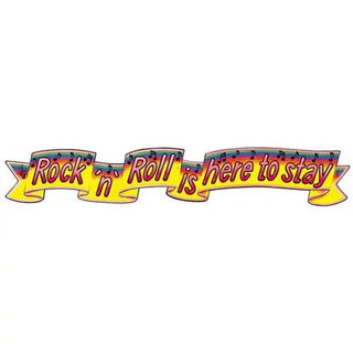 50's Rock & Roll Banner  - CLEARANCE