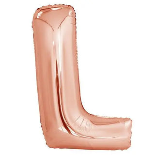 Rose Gold L Balloon | Rose Gold Party Supplies