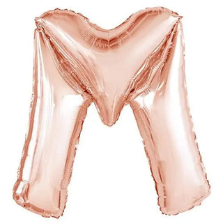 Rose Gold M Balloon | Rose Gold Party Supplies