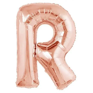 Rose Gold R Balloon | Rose Gold Party Supplies