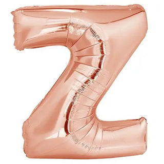 Rose Gold Z Balloon | Rose Gold Party Supplies