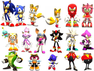 Sonic the Hedgehog Character Edible Icons