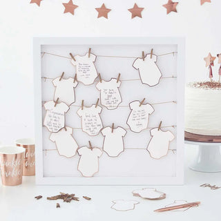 Ginger Ray | Babygrow Frame Guestbook | Baby Shower Supplies NZ