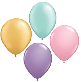 Pink, Lilac, Mint & Gold Balloons - 8 pack