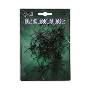 Black Spider Decoration – 20 Pkt