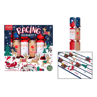 Racing Reindeer Christmas Crackers | Christmas Supplies NZ