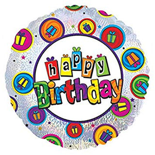 CTI | Happy Birthday Presents Foil Balloon | Happy Birthday Foil Balloon NZ