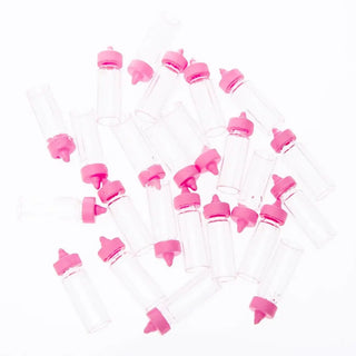 Pink Mini Baby Bottles - 24 Pack