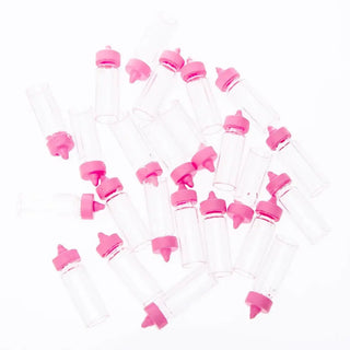 Pink Mini Baby Bottles - 24 Pack