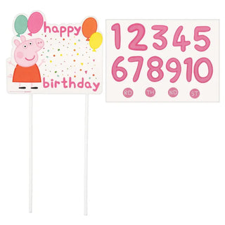 Peppa Pig Cake Topper | Peppa Pig Party Supplies