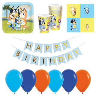 Buy Bluey Party Supplies Online at Build a Birthday NZ