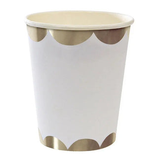 Meri Meri Silver Scalloped Cups | Anniversary Party Theme & Supplies