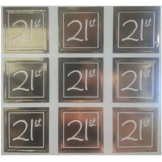 World Greetings | Gold 21st Seals | 21st Party Theme & Supplies
