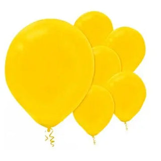 Value Balloons Pack of 15 - Yellow