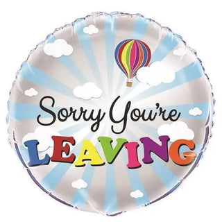 Unique | Sorry You're Leaving Foil Balloon