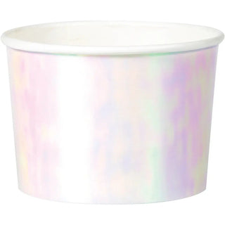 Iridescent Foil Treat Cups | Iridescent Party Supplies