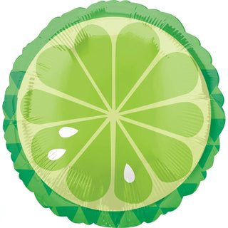 Lime Foil Balloon | Fruit Party Supplies