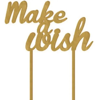 Make a Wish Acrylic Cake Topper