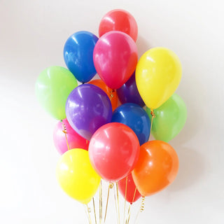 Pack of 15 Latex Balloons - Rainbow