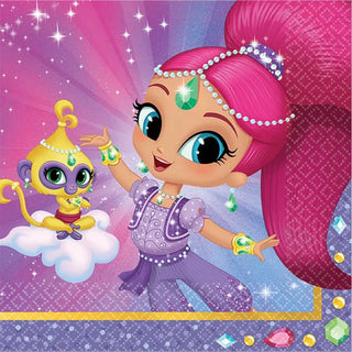Creative Converting | Shimmer and Shine Napkins - Beverage | Shimmer and Shine Party Theme & Supplies |