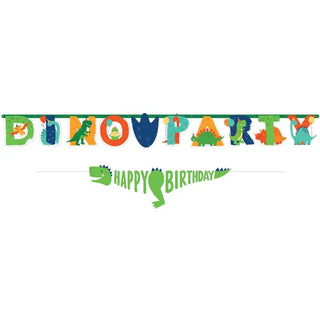 Dino-Mite Dinosaur Birthday Banner | Dinosaur Party Supplies