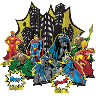 Justice League Heroes Unite Table Decorating Kit | Justice League Party Supplies
