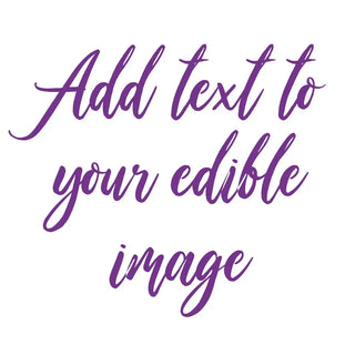 Add Custom Text to an Edible Image