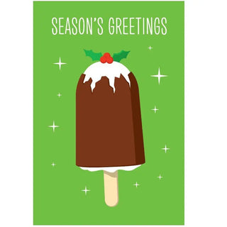 Ice Cream Season's Greetings Christmas Card | Christmas Party Theme & Supplies