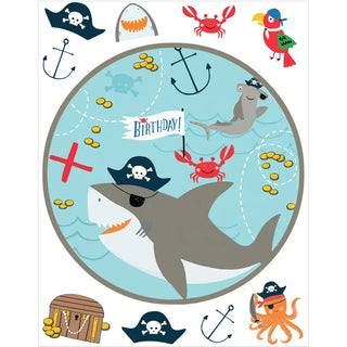 Ahoy Birthday Edible Cake Image | Pirate Party Supplies NZ