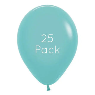 Aquamarine Balloons - 25 Pkt