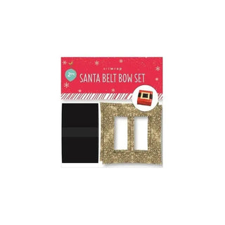 Santa Belt Bow Set | Christmas Gift Wrap NZ
