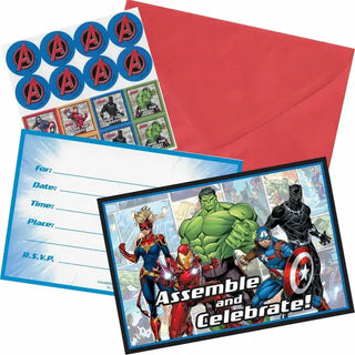 Avengers Invitations | Avengers Party Supplies