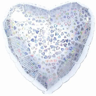 Silver Heart Balloon | Kids Birthday Party Supplies