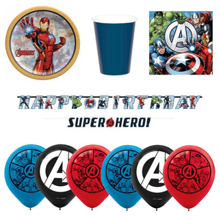 Avengers Iron Man Party Essentials for 8 - SAVE 10%