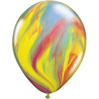 Qualatax | Traditional SuperAgate Balloon | Marble Balloons | Marble Party