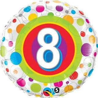 8th Birthday Balloon | 8th Birthday Party Supplies