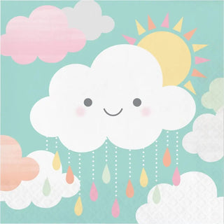 Sunshine Baby Showers Napkins | Baby Shower Supplies