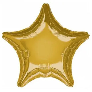 Metallic Gold Star Foil Balloon | Hollywood Party Theme & Supplies | Anagram 