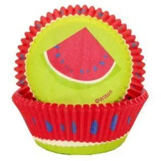 Wilton | Summer watermelon 75 pack cupcake papers | fruit party supplies