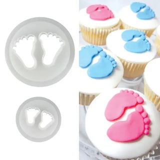 Baby Feet Fondant Cutter Set | Baby Shower Supplies NZ